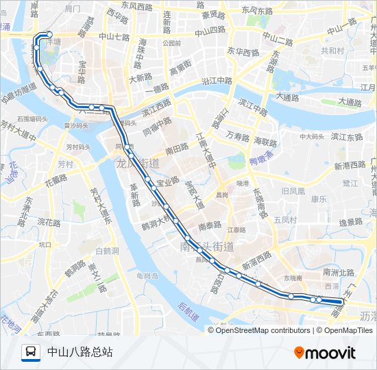 公交9路的线路图