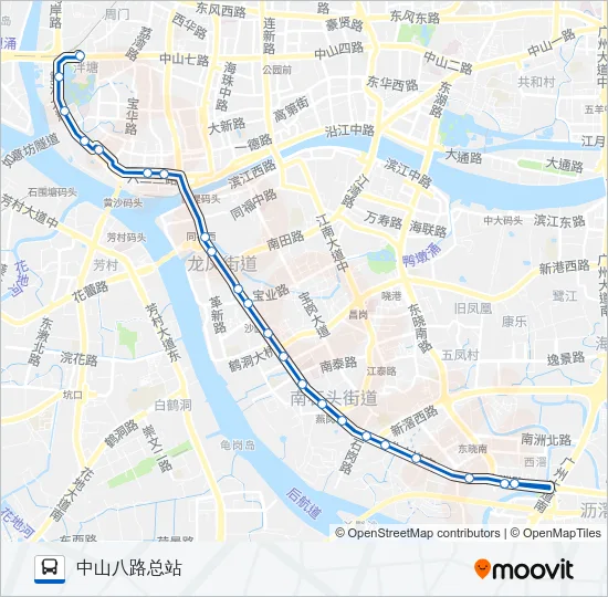 公交9路的线路图