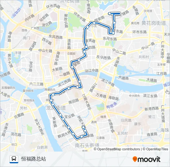 10路 Bus Line Map