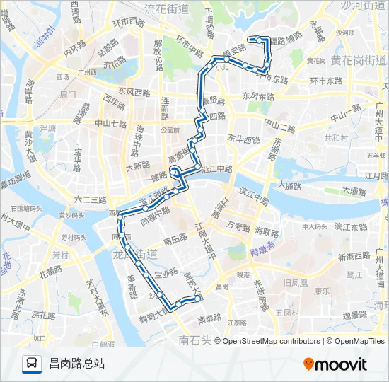 10路 Bus Line Map