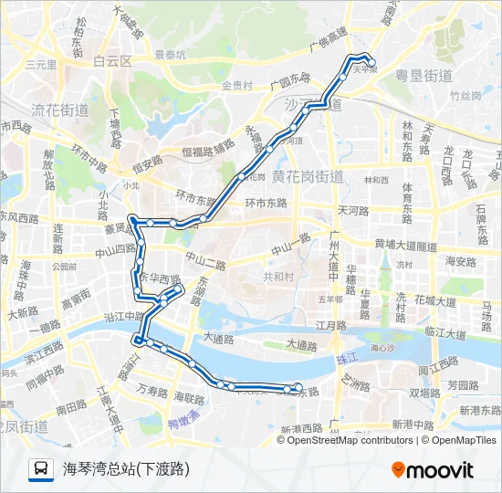 11路 Bus Line Map