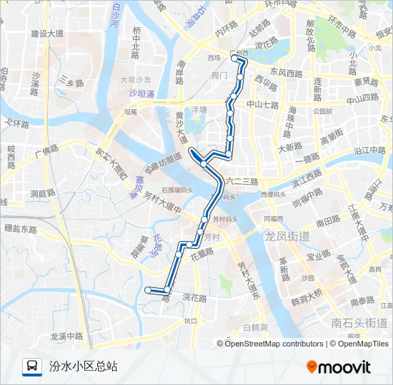 公交15路的线路图