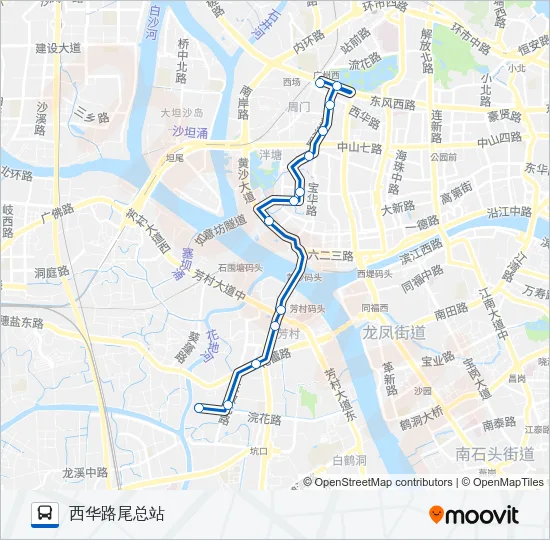 公交15路的线路图