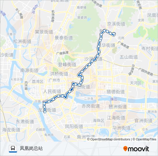 公交16路的线路图