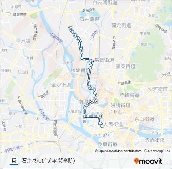 17路 Bus Line Map
