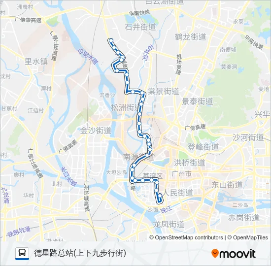 17路 Bus Line Map