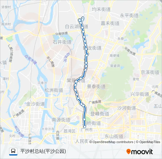 21路 Bus Line Map