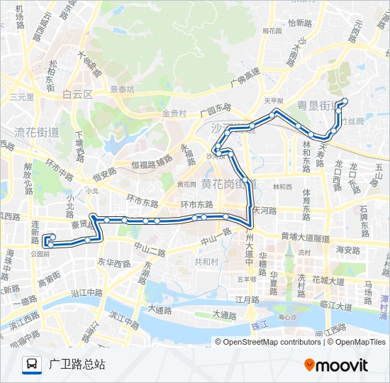 公交27路的线路图