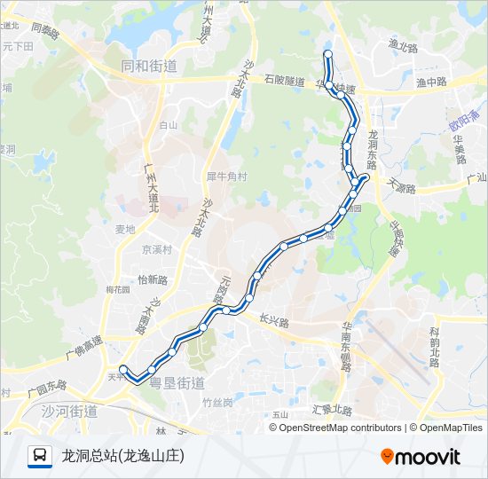 公交28路的线路图