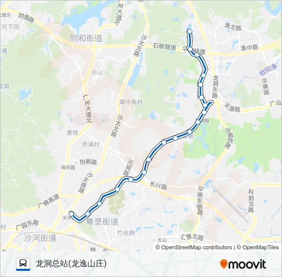 28路 Bus Line Map