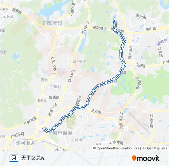 28路 Bus Line Map
