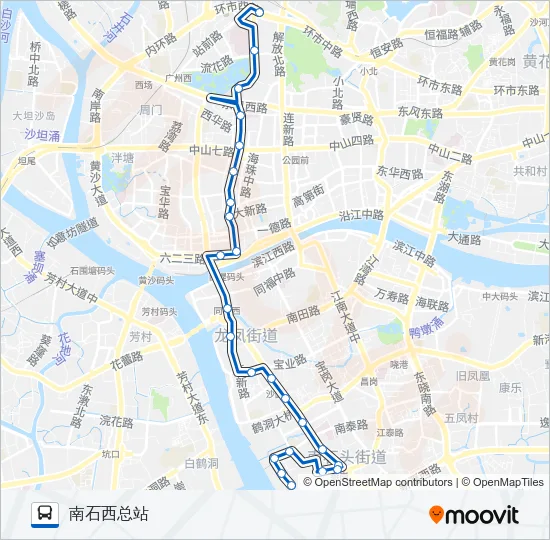 公交31路的线路图