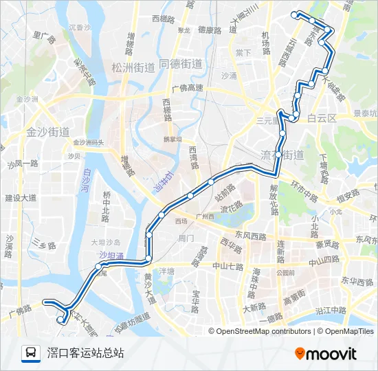 公交34路的线路图