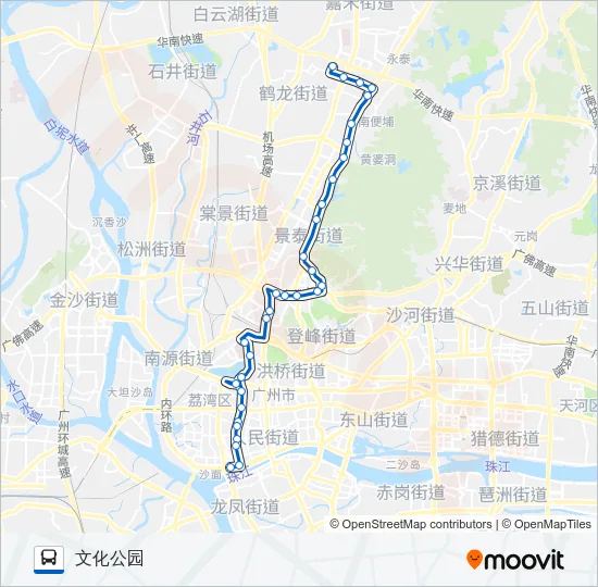 公交38路的线路图
