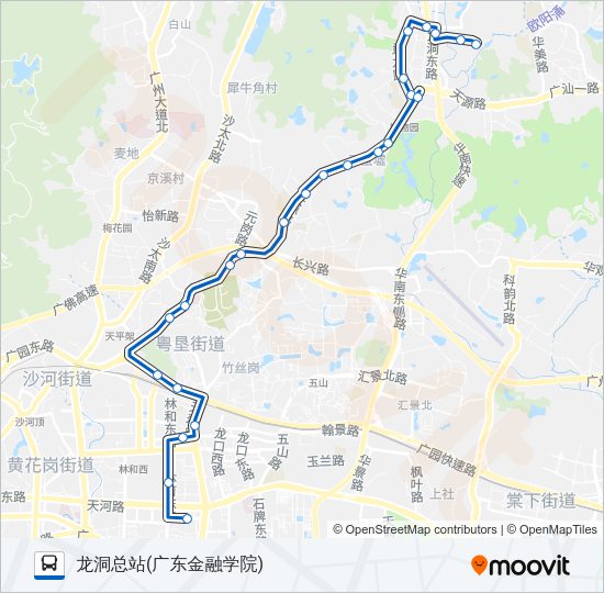 公交39路的线路图