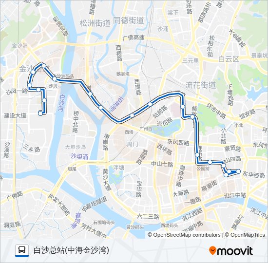 公交42路的线路图
