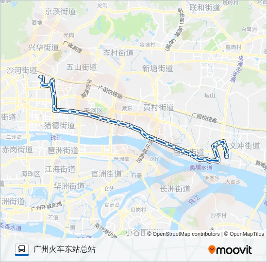 43路 Bus Line Map