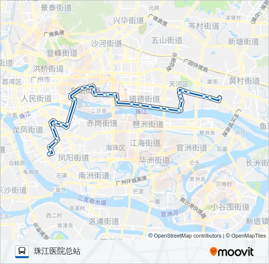 44路 Bus Line Map