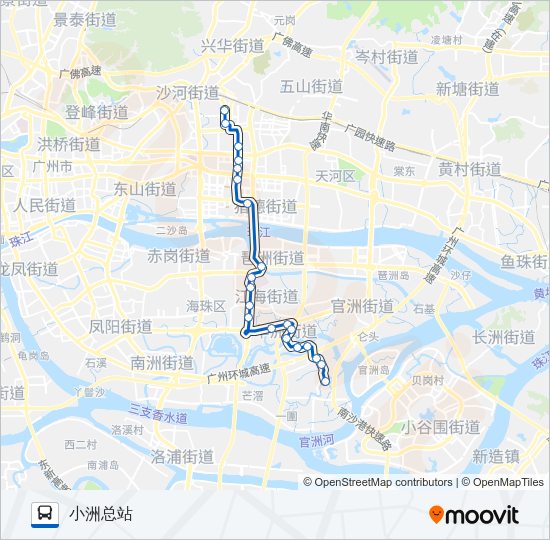 公交45路的线路图