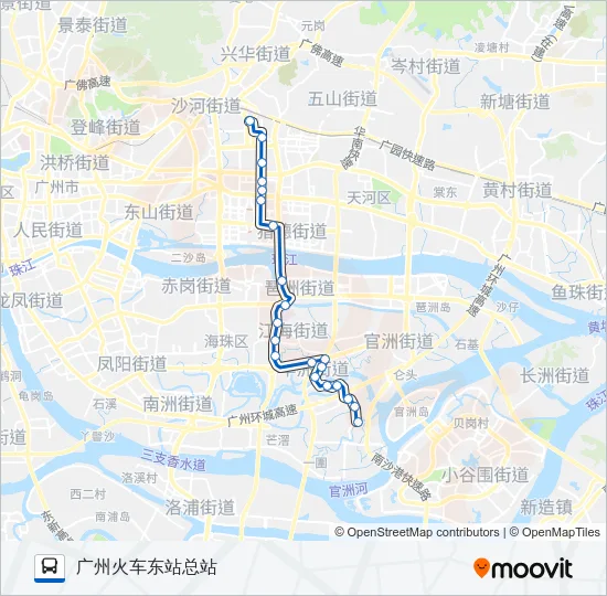 45路 Bus Line Map