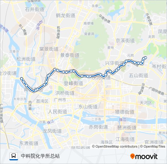 公交46路的线路图