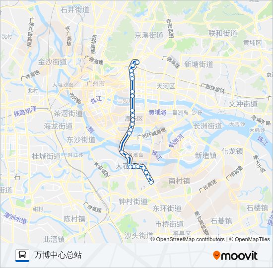 公交51路的线路图