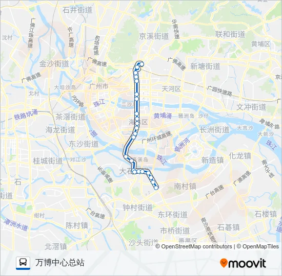 公交51路的线路图