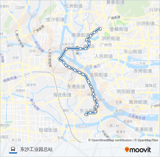 公交52路的线路图