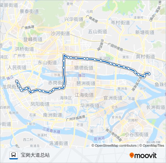公交53路的线路图