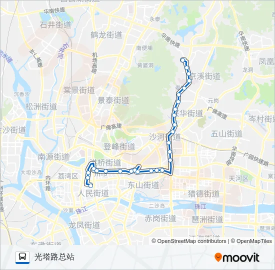 56路 Bus Line Map
