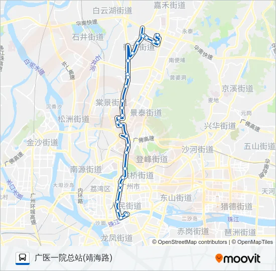 58路 Bus Line Map