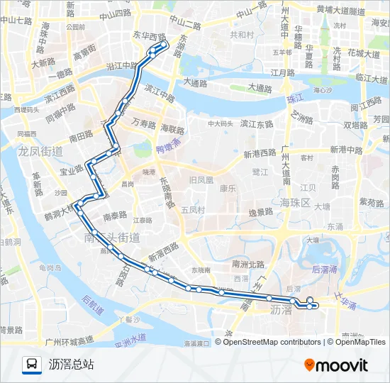 公交59路的线路图