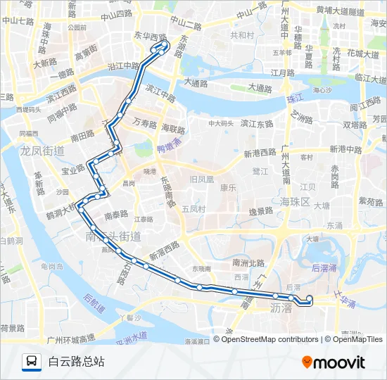 59路 Bus Line Map