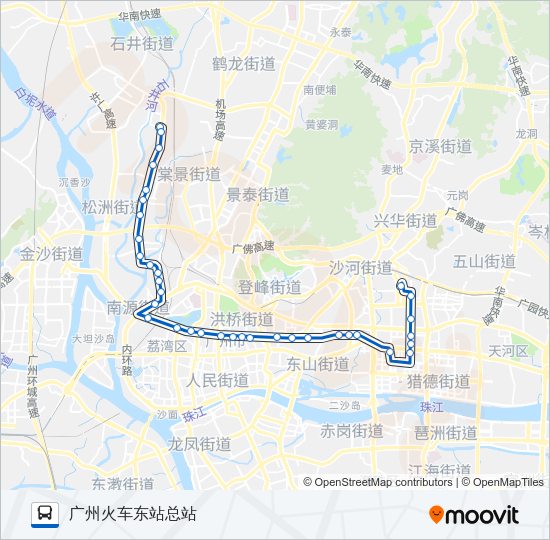 公交62路的线路图