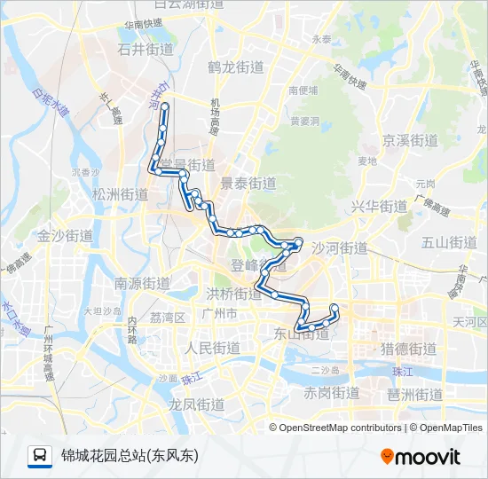 63路 Bus Line Map