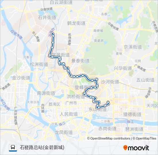 公交63路的线路图