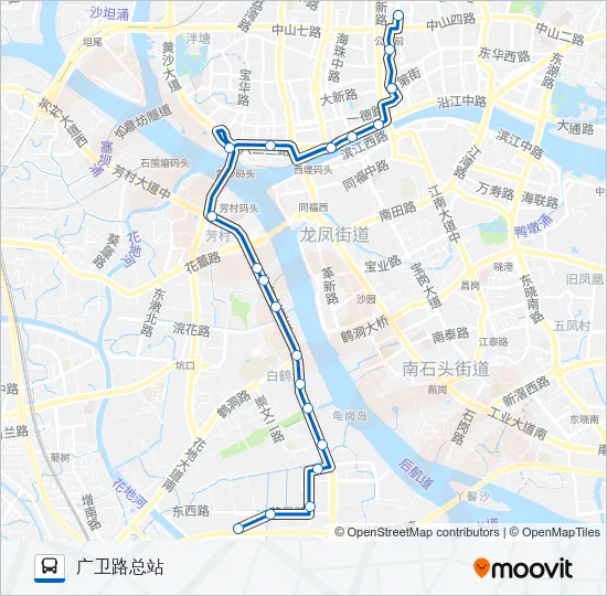 64路 Bus Line Map