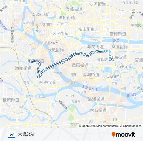 69路 Bus Line Map