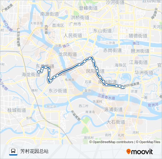 公交70路的线路图