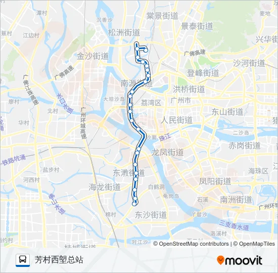 71路 Bus Line Map