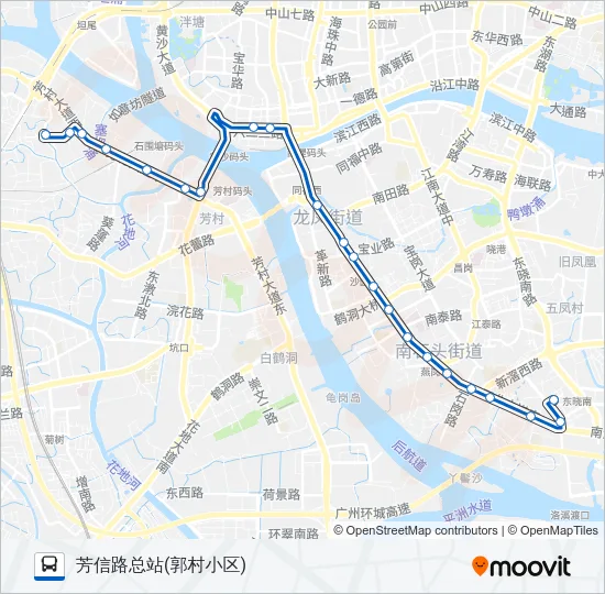 75路 Bus Line Map