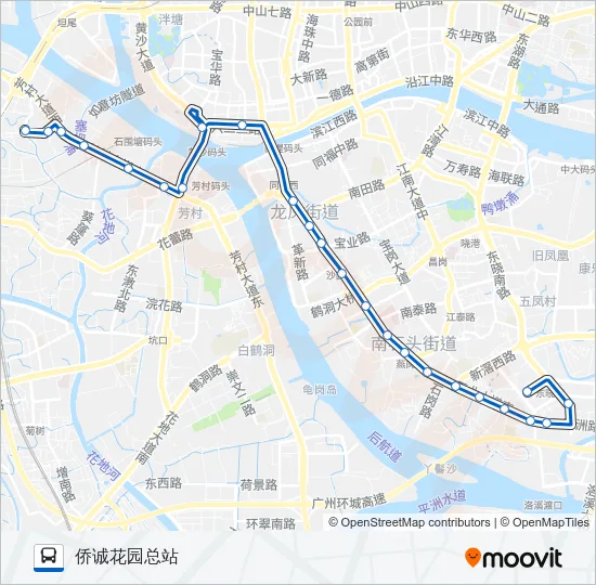 75路 Bus Line Map