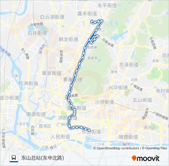 76路 Bus Line Map