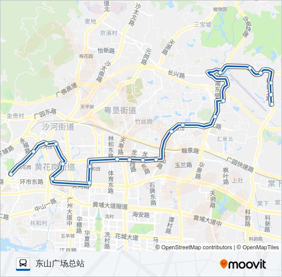 公交78路的线路图