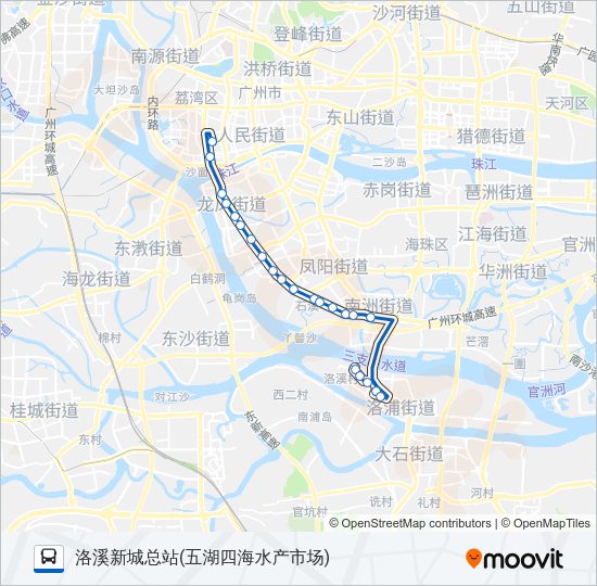公交79路的线路图