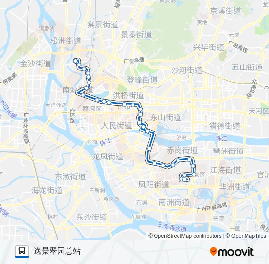 80路 Bus Line Map