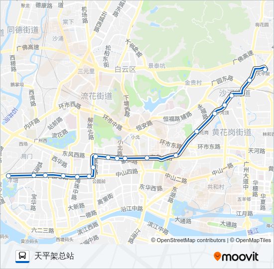 公交85路的线路图