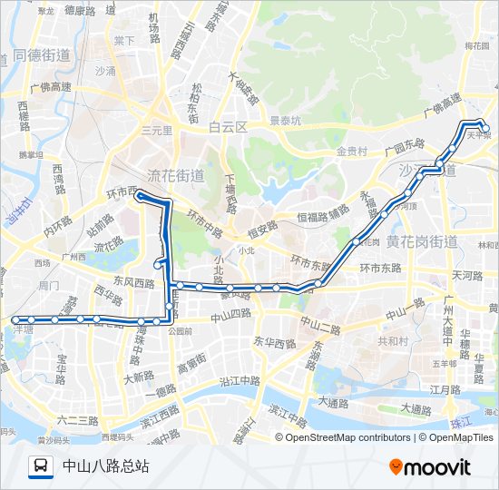 公交85路的线路图