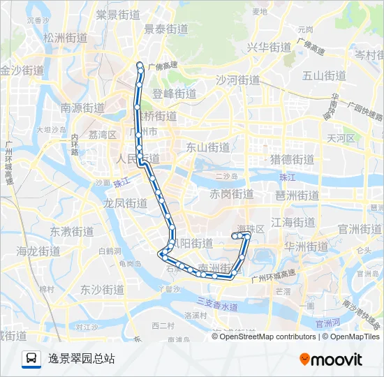 87路 Bus Line Map
