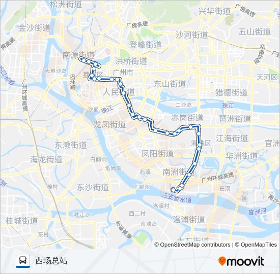 公交88路的线路图
